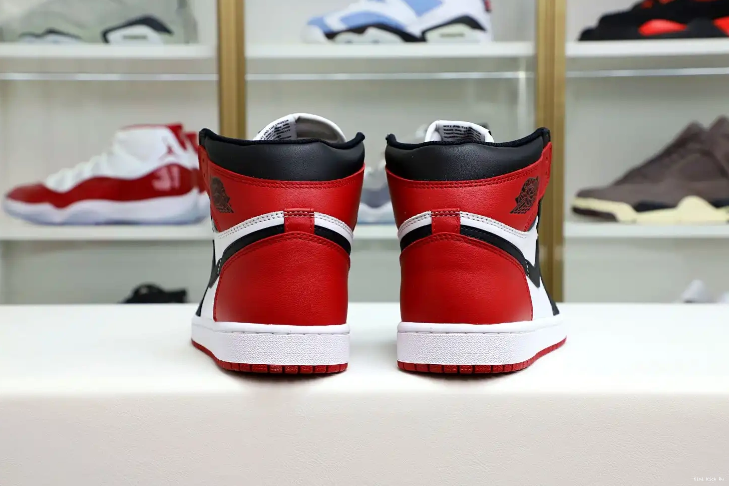 1 Air Jordan Retro Toe Kimikick (2016) Black 0717